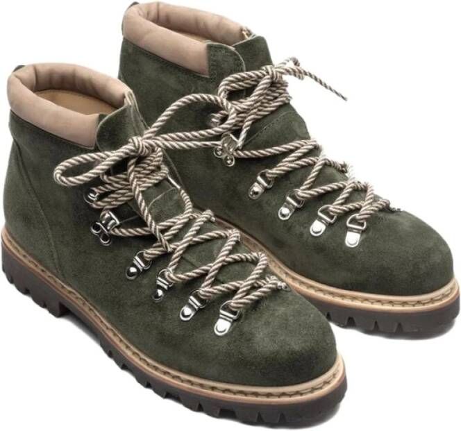 Paraboot Veterschoenen Avoriaz Laarzen Velvet Green Groen Heren