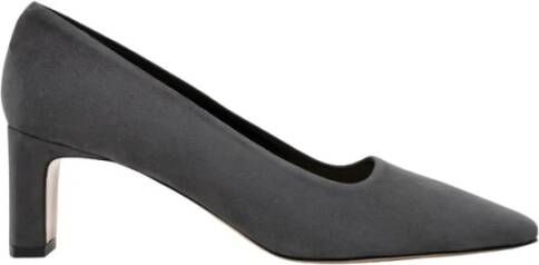 Parallele Minimalist Anthracite Velvet Pump Gray Dames