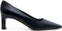 Parallele Navy Leren Pump Alvin Blue Dames - Thumbnail 1