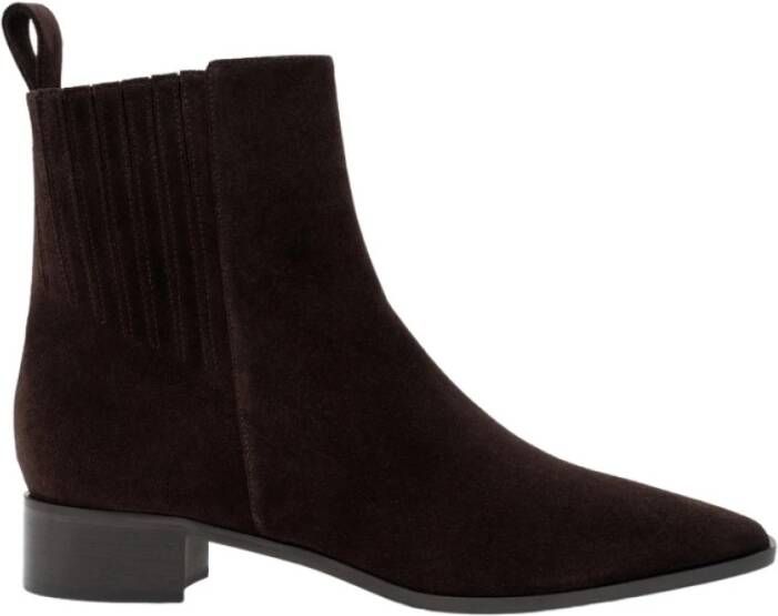 Parallele Suede Chelsea Boot Espresso Brown Dames