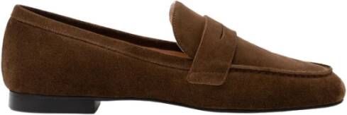 Parallele Velours Cognac Mocassin Brown Dames