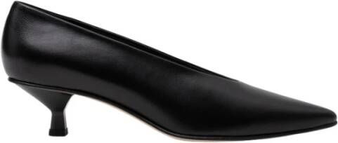 Parallele Zwarte Nappa Leren Pump Selma Black Dames