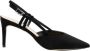 Parallele Zwarte Slingback in Suède met Zilveren Gesp Black Dames - Thumbnail 1