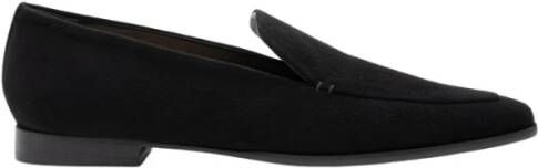 Parallele Zwarte Suède Mocassin Douglas Black Dames