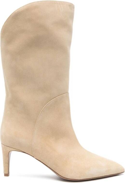 Paris Texas Beige Enkellaarzen voor vrouwen Beige Dames