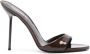 Paris Texas Bruin Leren Stiletto Hak Schoenen Brown Dames - Thumbnail 1