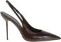 Paris Texas Bruine Lakleren Slingback Pumps Brown Dames - Thumbnail 1