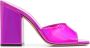 Paris Texas Elegant Pink Mule Mid Heels Pink Dames - Thumbnail 1