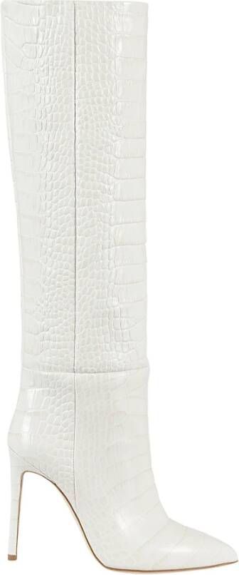 Paris Texas Elegant Stiletto Boot White Dames