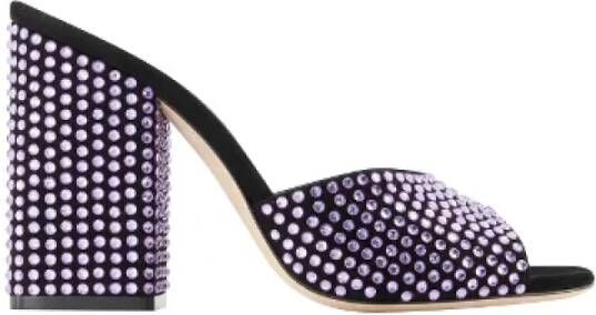 Paris Texas Fabric sandals Purple Dames