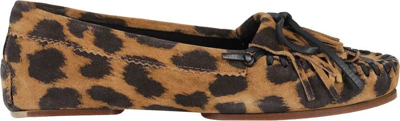 Paris Texas Klassieke Leren Loafer Schoen Brown Dames