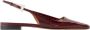 Paris Texas Krokodil-geprint Leren Slingback Burgundy Red Dames - Thumbnail 1