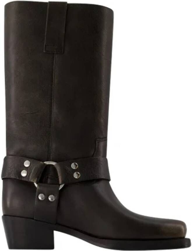 Paris Texas Leather boots Black Dames