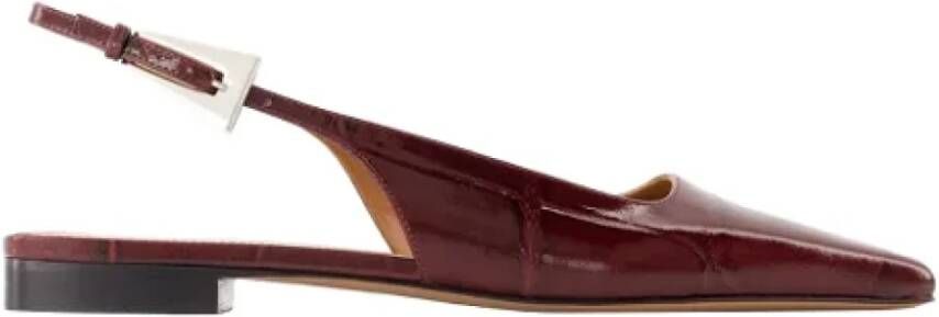 Paris Texas Leather flats Red Dames