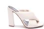 Paris Texas Luxe Sheepskin Hakken Muiltjes White Dames - Thumbnail 1