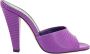 Paris Texas Paarse Leren Hakken Muiltjes Ss23 Purple Dames - Thumbnail 1