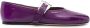 Paris Texas Paarse Leren Platte Schoenen met Gesp Purple Dames - Thumbnail 1