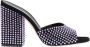 Paris Texas Paarse Strass Suède Sandalen Purple Dames - Thumbnail 1