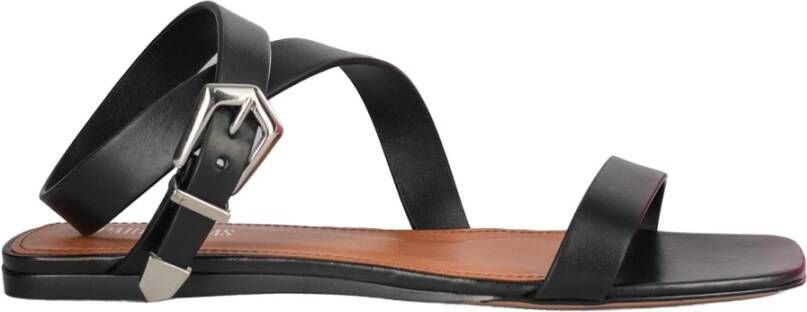 Paris Texas Platte Sandalen Lauren Stijl Black Dames