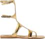 Paris Texas Platte Sandalen met Gekruiste Banden Yellow Dames - Thumbnail 1