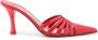 Paris Texas Python Effect Leren Stiletto Hakken Red Dames - Thumbnail 1