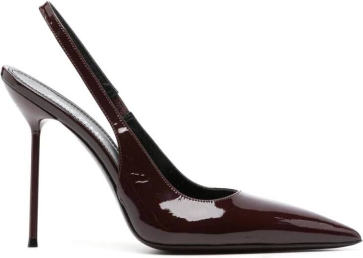 Paris Texas Rode Slingback Hakken Bordeaux Vernice Red Dames