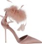 Paris Texas Roze & Paarse Veren Enkelband Pumps Pink Dames - Thumbnail 1