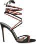 Paris Texas Gespotte Holly Nicole Suède Sandalen Black Dames - Thumbnail 5