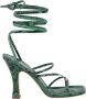 Paris Texas Vetersluiting Hoge Hak Sandalen Mirta Green Dames - Thumbnail 1