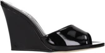 Paris Texas Wanda Patent Leren Sleehak Sandalen Black Dames