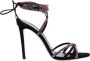 Paris Texas Zwarte kristalband stiletto sandalen Black Dames - Thumbnail 1