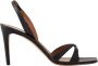 Paris Texas Zwarte leren sandalen met hoge hak Black Dames - Thumbnail 1