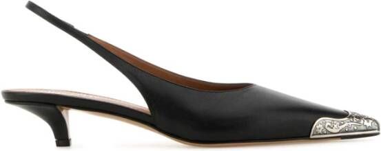 Paris Texas Zwarte leren Western pumps Black Dames