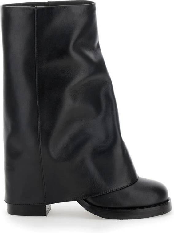 Paris Texas Zwarte Midcalf Laarzen Alexandra Stijl Black Dames