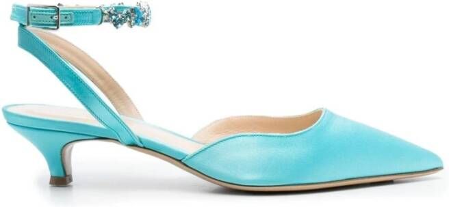 P.a.r.o.s.h. Groene Aqua Decollete Schoenen Blue Dames