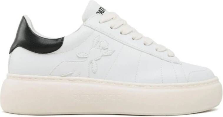 PATRIZIA PEPE Fantastische Sneaker met Logo White Dames