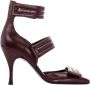 PATRIZIA PEPE Elegante damessandalen met hak en bandjes Brown Dames - Thumbnail 5