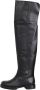 PATRIZIA PEPE Zwarte hoge laarzen trendy ritsdetail Black Dames - Thumbnail 1