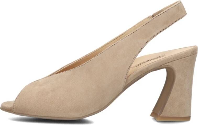 Paul Green Beige Slingbacks met Enkelband Beige Dames