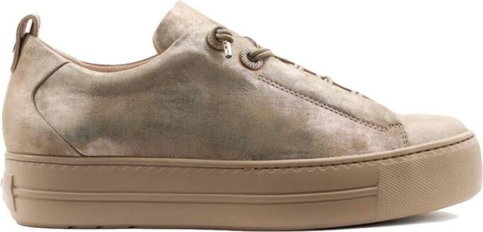 Paul Green Casual Sneakers voor Dagelijks Gebruik Beige Dames