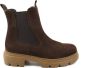 Paul Green Chelsea Boots van bruin leer Brown Dames - Thumbnail 1