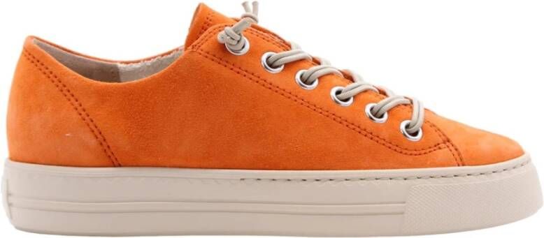 Paul Green Chemische Sneaker Orange Heren