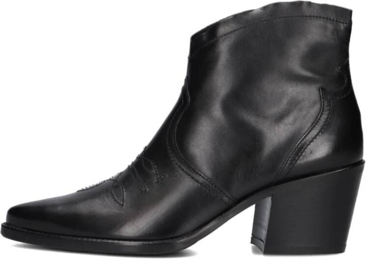 Paul Green City-Western Stijl Enkellaarsjes Black Dames