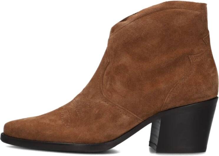 Paul Green City-Western Stijl Enkellaarsjes Brown Dames