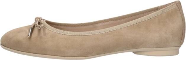 Paul Green Comfortabele Beige Suède Ballerina's Beige Dames