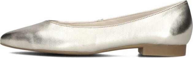 Paul Green Gouden Loafers met V-vormige Detail Gray Dames