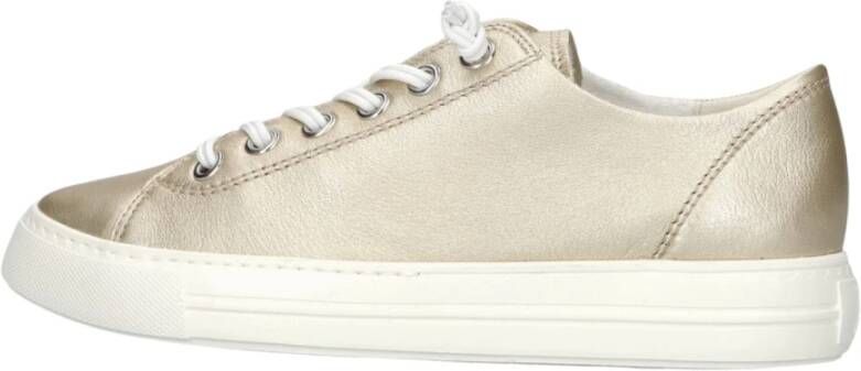 Paul Green Gouden Sneaker 4081 Super Soft Collectie Yellow Dames