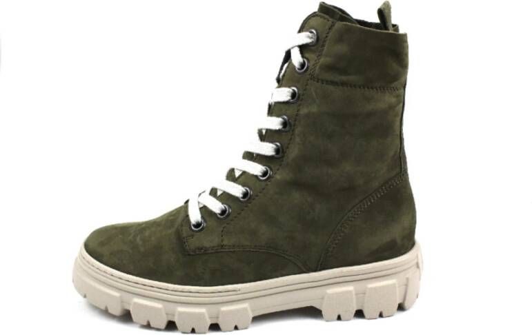 Paul Green Groene Bootie 9970 in Groen Green Dames