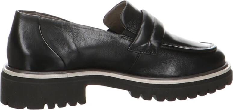 Paul Green Klassieke Zwarte Leren Schoenen Black Dames