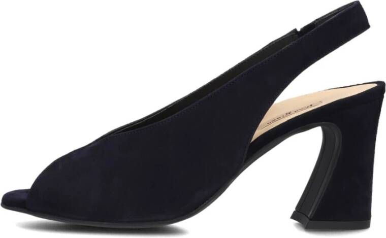 Paul Green Navy Slingbacks Stijlvol Model Blue Dames